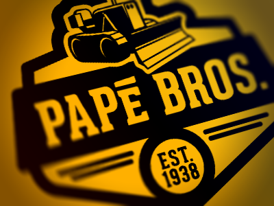 Pape Retro Logo logo