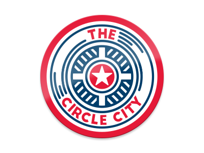 Circle City Sticker sticker