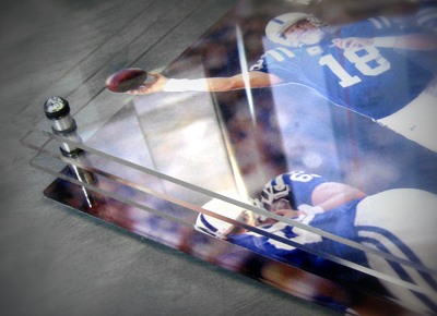 3D Peyton Manning Photo Close-Up