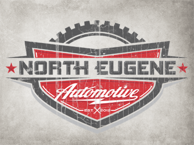 North Eugene Automotive Logo automotive logo