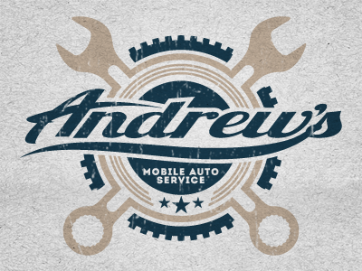 Andrews Mobile Auto Logo automotive logo
