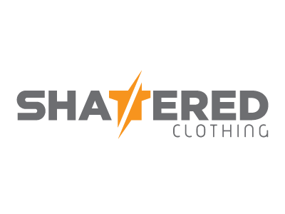 Shattered Clothing Logo branding clothing fashion logo