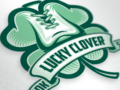 Lucky Clover 10k/5k Logo logo running