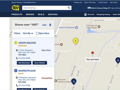 Store Locator UX