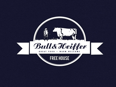 Bull Heiffer bull heiffer logo pub
