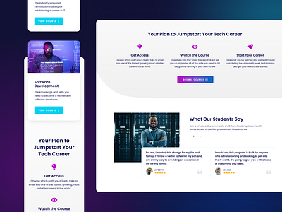 💻 Kotechacademy academy agency courses design e learning gradient idea ideas inspiration it lms purple school ui ux web webdesign webdevelopment websesigner website