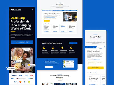 💼🌟 Skill Increase Landing page and LMS