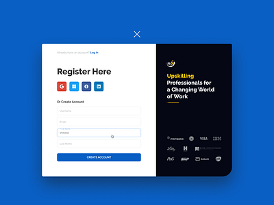 💼🌟 Skill Increase Landing page and LMS agency blue branding company design ideas illustration inspiration it itcompany logo skills smartapp ui ux uxdesigner uxui web webdesign website