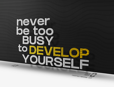 Develop Yourself branding graphic design