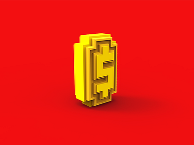 Money/coin 3d c4d dribbble dropbox game gamedev lowpoly modo render unity unity3d work