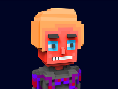 Martian c4d color gamedev hexels lowpoly pixel qubicle render tolitt voxel