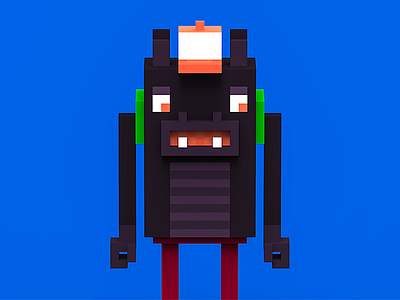 Boogie Woogie 3d c4d gamedev hexels indie indiegame lowpoly pixel qubicle render tolitt voxel