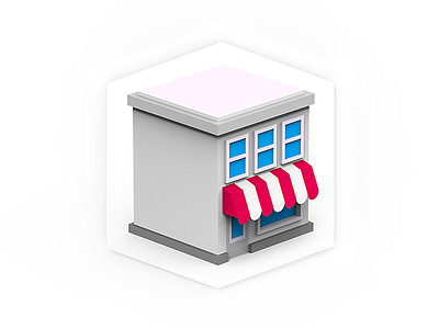 Store Icon app brand branding flat icon identity logo store ui ux web website