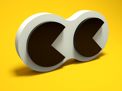 Eyes/2x pacman (c4deveryday) 3d c4d cinema4d color everyday lowpoly octane render