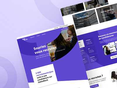 HelloWork.com's recruiter website redesign