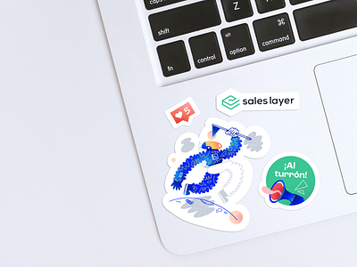 Onboarding stickers