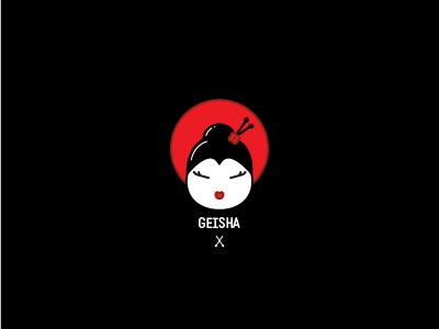 Geisha geisha icon japan