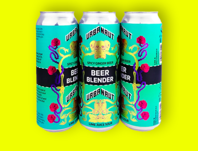 Urbanaut Beer Blender - March 2021 adobe illustrator adobe photoshop branding illustration packaging