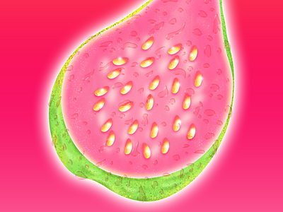 ‘Eat that Guava fruit anytime of the month’ adobe illustrator adobe photoshop design graphic design illustration kinky