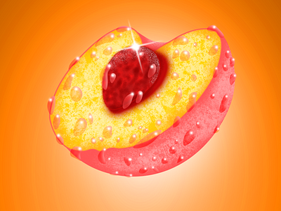 🍑 adobe illustrator adobe photoshop design fruit graphic design illustration kinky