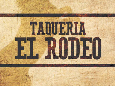 Taqueria El Rodeo Menu restaurant graphic design menu design