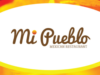 Mi Pueblo Menu graphic design menu design restaurant