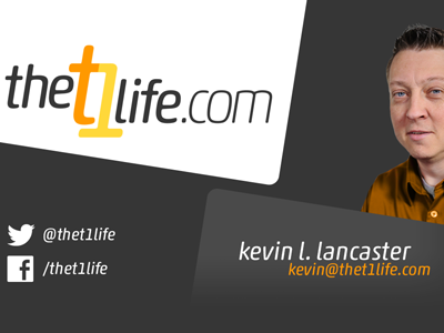 The T1 Life Business Card graphic design