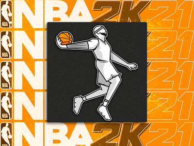 NBA 2K21 Training Camp icon basketball icon illustraion nba nba2k21 pictogram ui