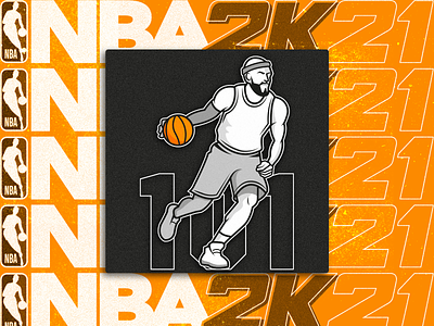 NBA 2K21 Training Camp icon basketball icon illustration nba nba2k21 pictogram ui