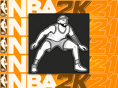 NBA 2K21 Training Camp icon basketball icon illustration nba nba2k21 pictogram ui