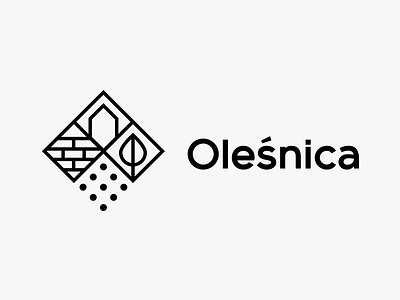 Oleśnica City - logo branding city identity logo minimal rebranding