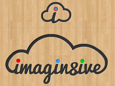 Imagin8ive Logo & Icon branding bubble cloud design idea logo rebound