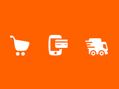 Shopping Icons card cart delivery shopping shopping icons truck