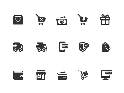 Shopping Icons 1