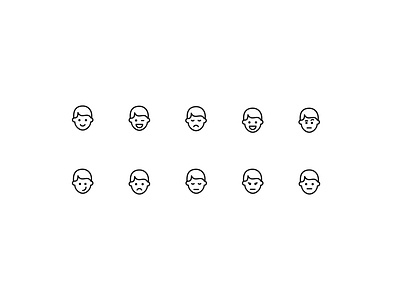 Face emoji icons