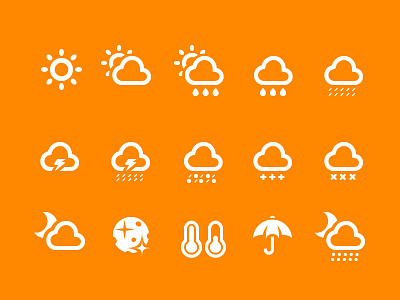 Weather icons 2