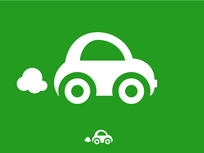Smal Car icon auto car eco icon pixel symbol