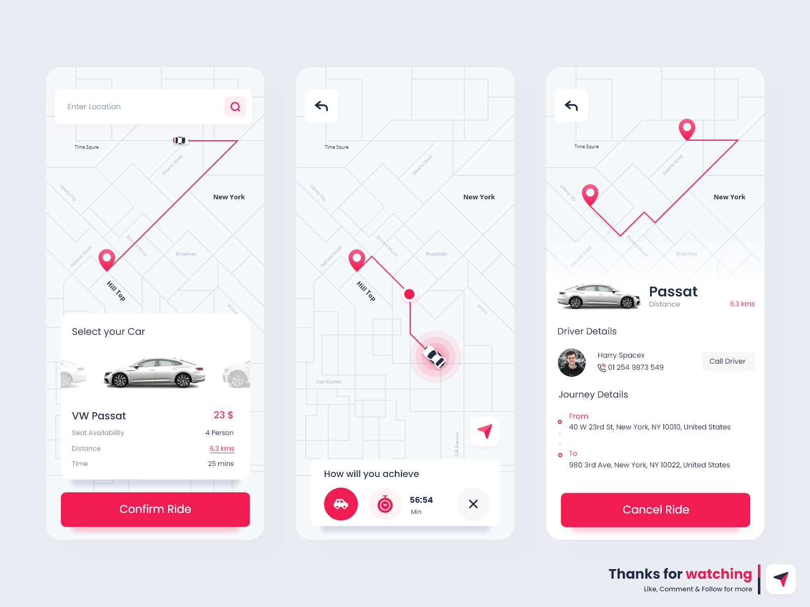 Taxi Booking App | Mobile App Design By Rutvik Moradiya On Dribbble