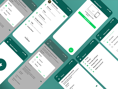 Whatsapp Mobile App UI Kit Part 02 adobe xd branding chat app figma graphic design message app messanger mobile app ui design ui trends uiux design ux trends whatsapp whatsapp ui