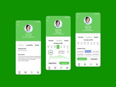 Doctor Appointment adob xd branding doctor appointment ui figma graphic design logo medical app ui mob app treatment ui uiux design ux