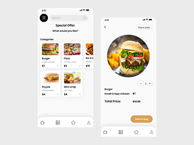 Fast food UI Kit adob xd branding fast food ui figma fruit graphic design logo mob app ui ui trends uiux design ux ux trends