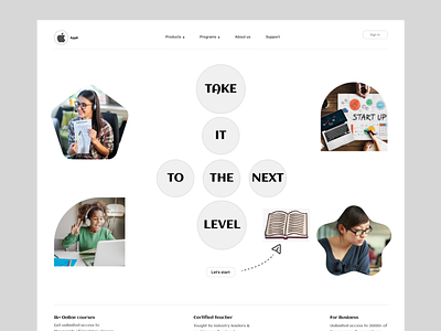 Online Courses Landing Page