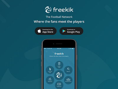 Freekik App Landing page