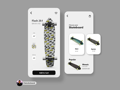 Skateboard App concept