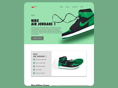 Nike Air Jordan 1 abstract adobe adobe illustrator adobe photoshop adobe xd adobexd animation creative daily ui dailyui designer figma figmadesign font icon illustration art