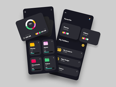 File manager app app branding design graphic design illustration illustrator minimal ui ux web website