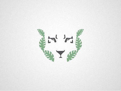 Roaring Animal Garden Logo logo mark roaring tiger zoo