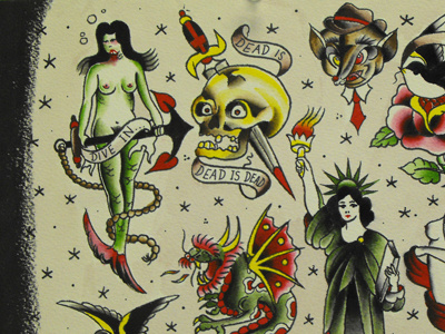 Traditional Tattoo Flash flash spitshading tattoo traditional watercolors