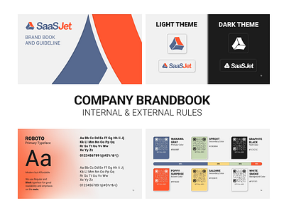 Company brandbook brand brandbook branding design graphic design logo vector