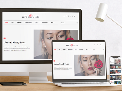 Art Blog Website blog site blog website elementor elementor pro elementor website responsive blog site responsive website wordpress website